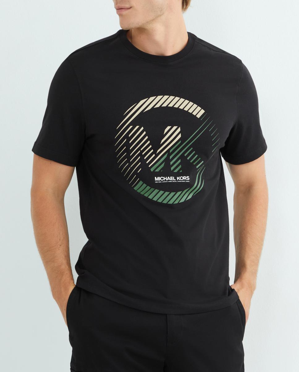 Imagen 0 de Camiseta de hombre de algodón con logotipo Victory