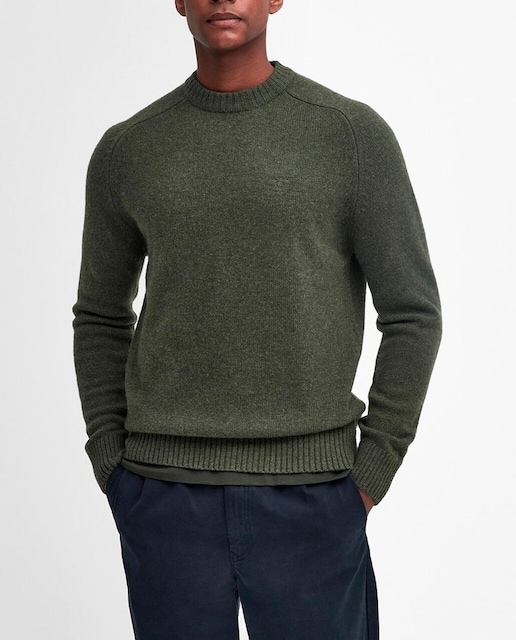 Imagen 0 de Jersey de hombre de cuello redondo y escudo en el pecho