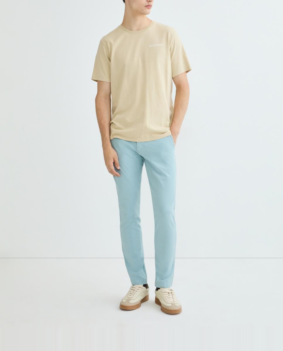 Imagen 0 de Pantalón de hombre estilo chino casual, California Khaki, Skinny Fit.