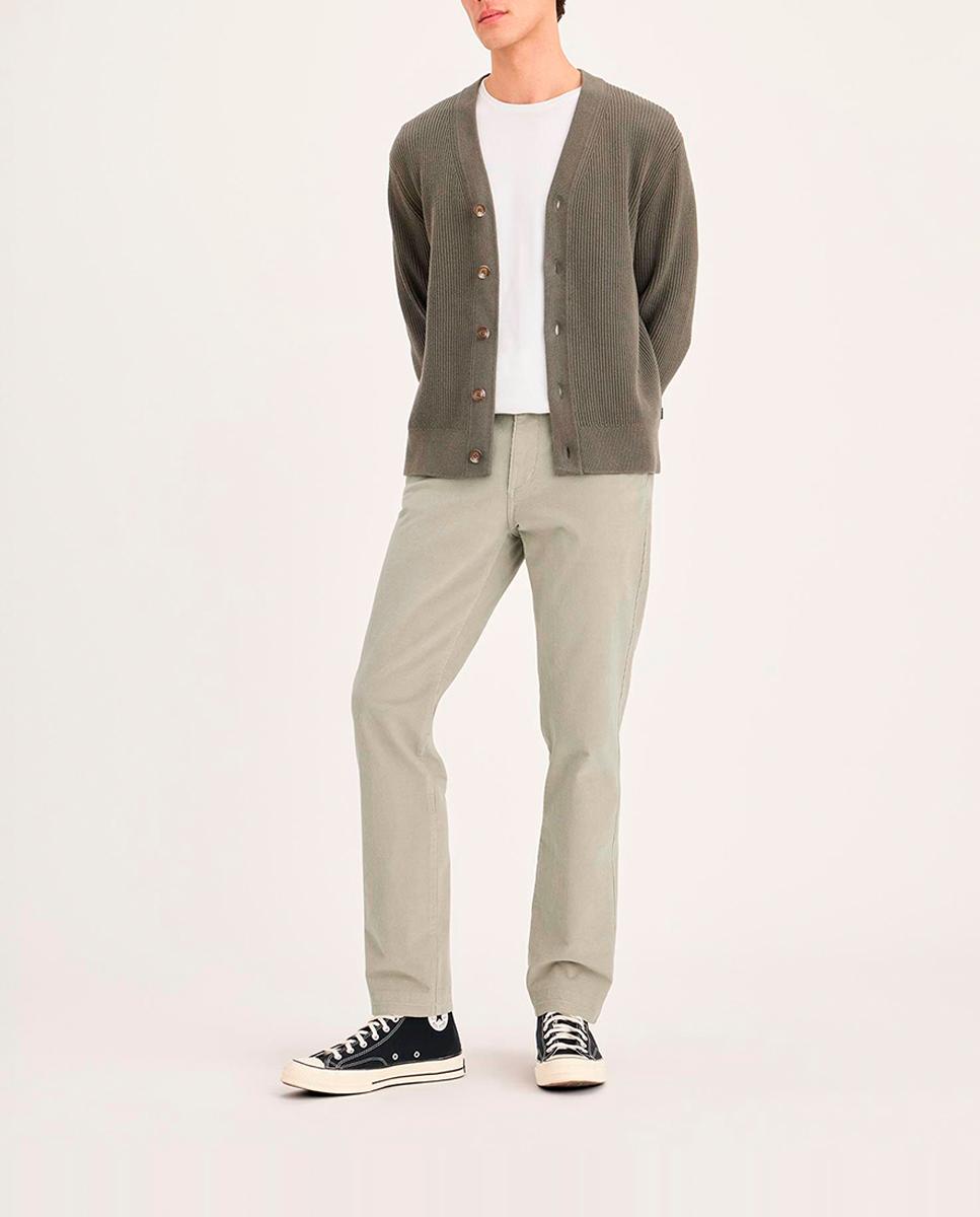 Imagen 0 de Pantalón chino de hombre tejido de pana, elástico