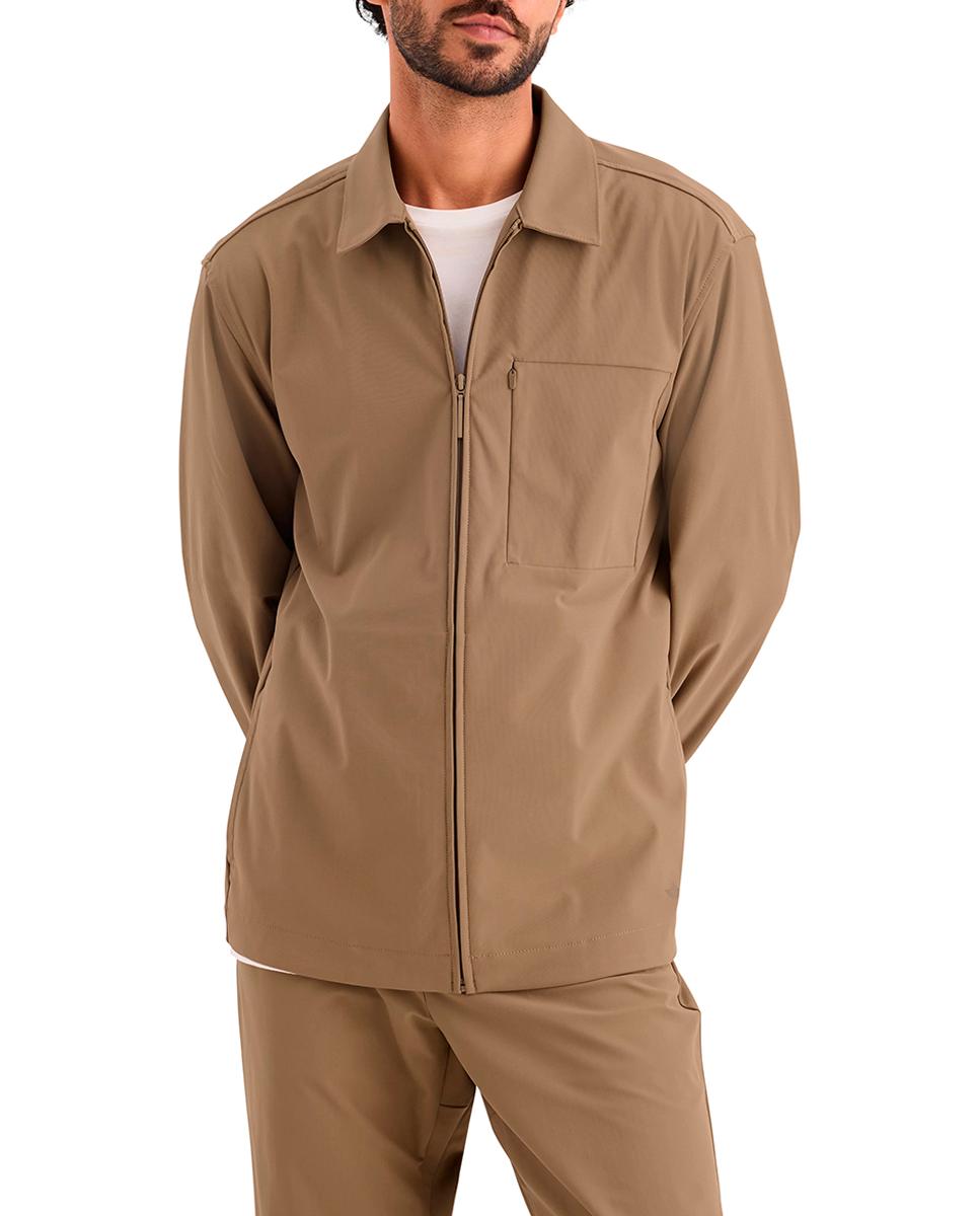 Imagen 0 de Sobrecamisa de hombre con performance