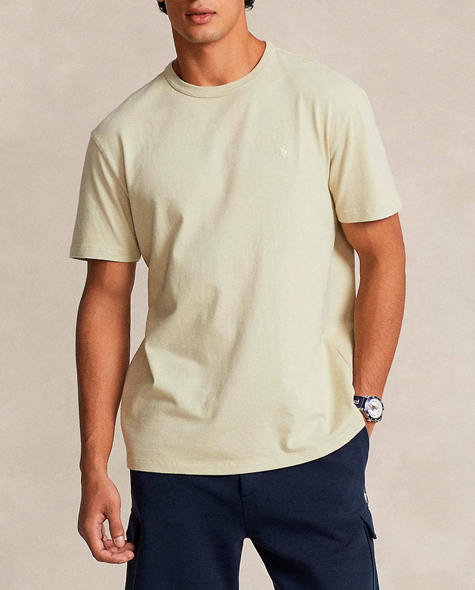 Imagen 0 de Camiseta de hombre de algodón con caballo bordado