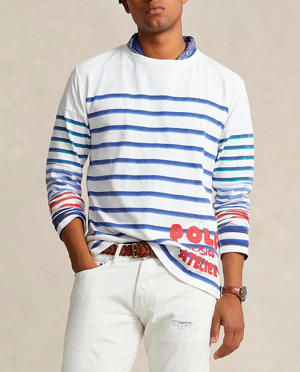 Imagen 0 de Camiseta manga larga de hombre estampada