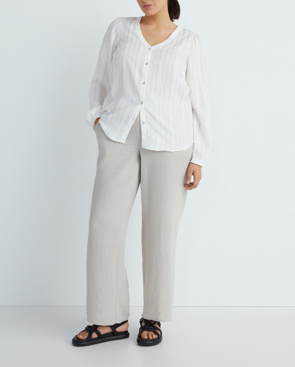 Imagen 0 de Pantalón de mujer fluido de lino