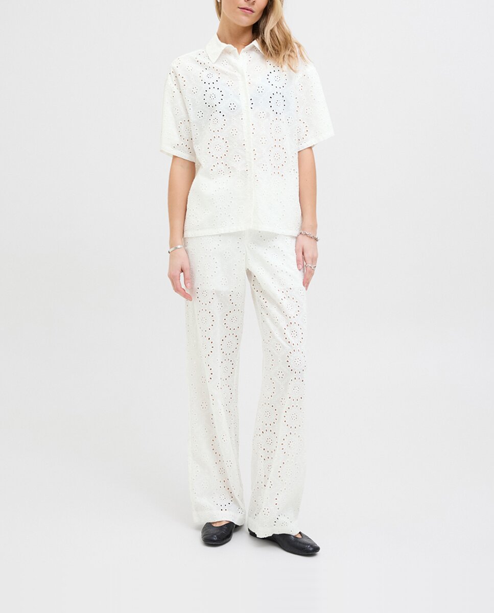 Imagen 0 de Pantalón de mujer tiro medio wide leg fit