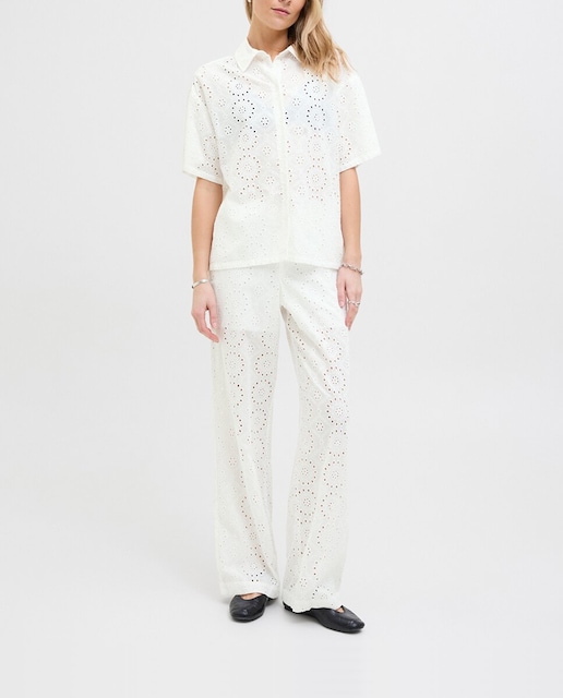 Imagen 0 de Pantalón de mujer tiro medio wide leg fit