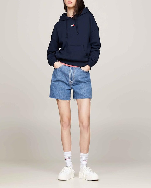 Imagen 0 de Pantalón vaquero corto de mujer de tiro ultra alto