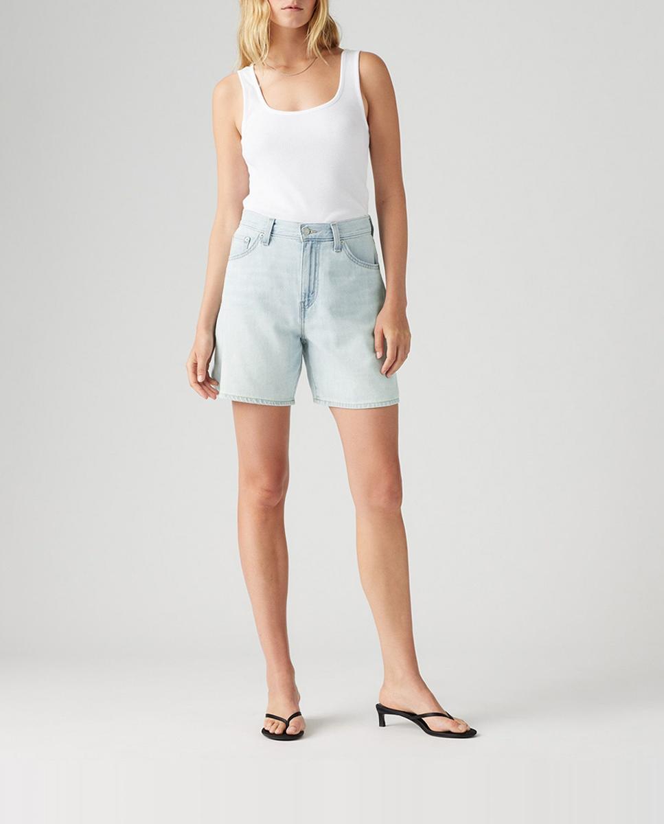 Imagen 0 de Short vaquero de mujer High Baggy?