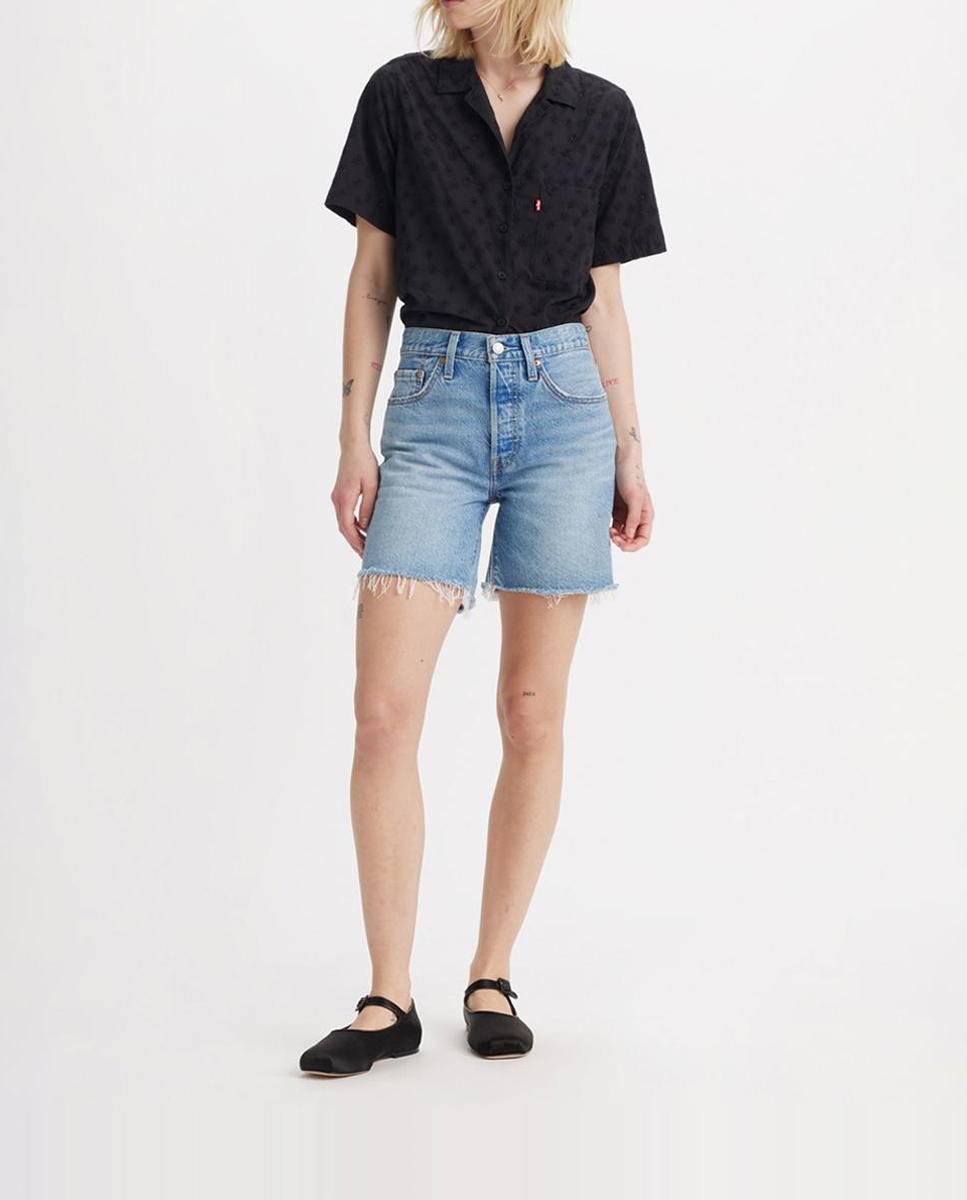 Imagen 0 de Short vaquero de mujer 501® Mid Thigh Lightweight