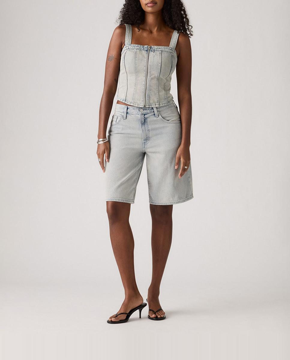 Imagen 0 de Short vaquero de mujer Baggy Dad Jort™