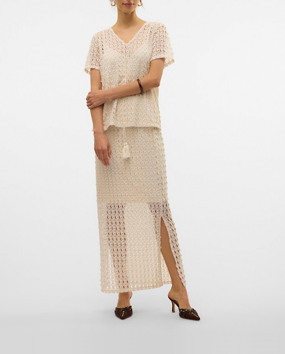 Imagen 0 de Falda larga crochet