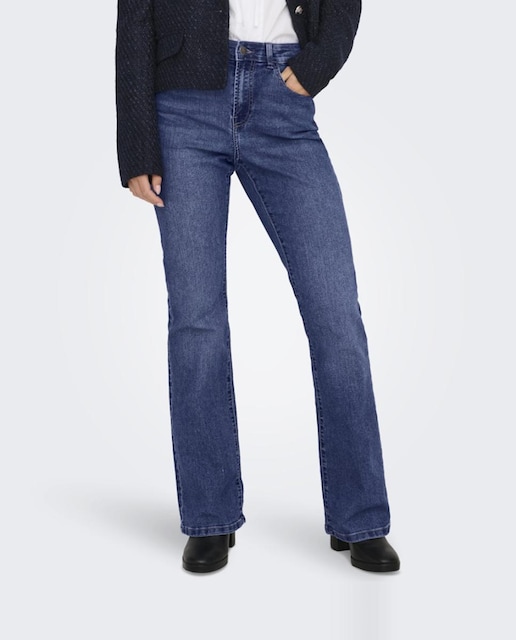 Imagen 0 de Pantalón vaquero flare mujer