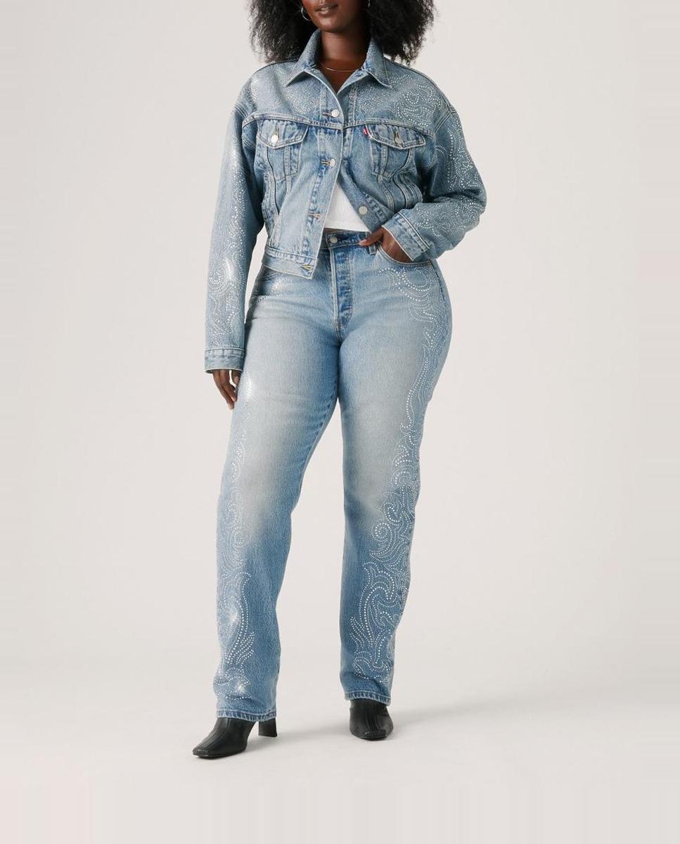 Imagen 0 de Vaquero recto de mujer 501® Curve