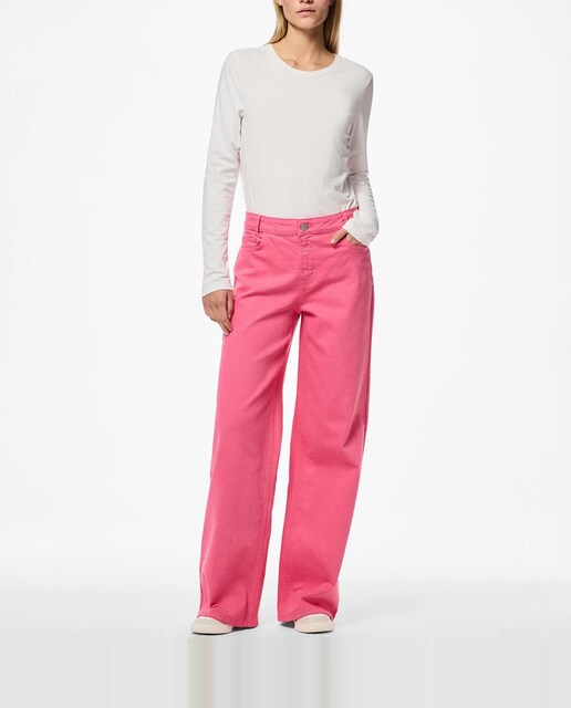Imagen 0 de Pantalón vaquero rosa de mujer