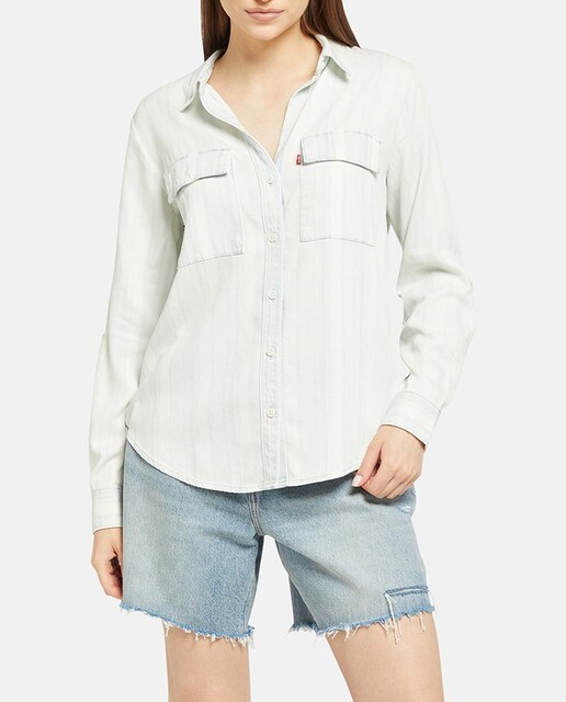 Imagen 0 de Camisa de mujer de manga larga