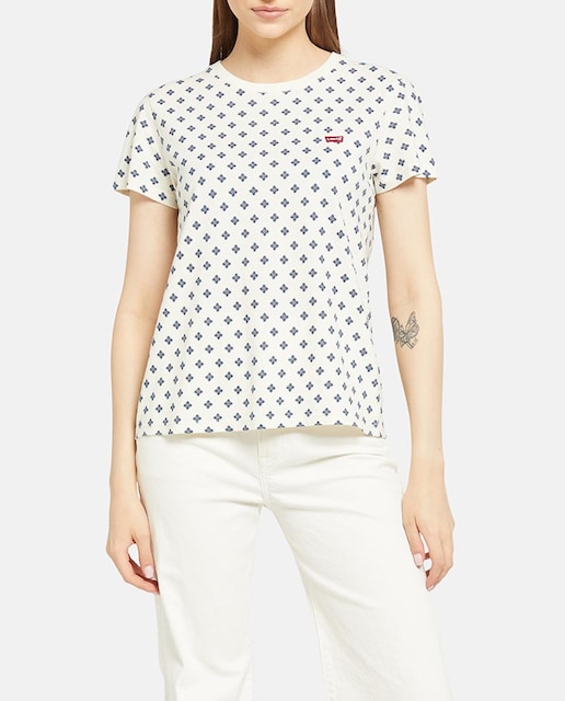 Imagen 0 de Camiseta de mujer de manga corta cuello redondo