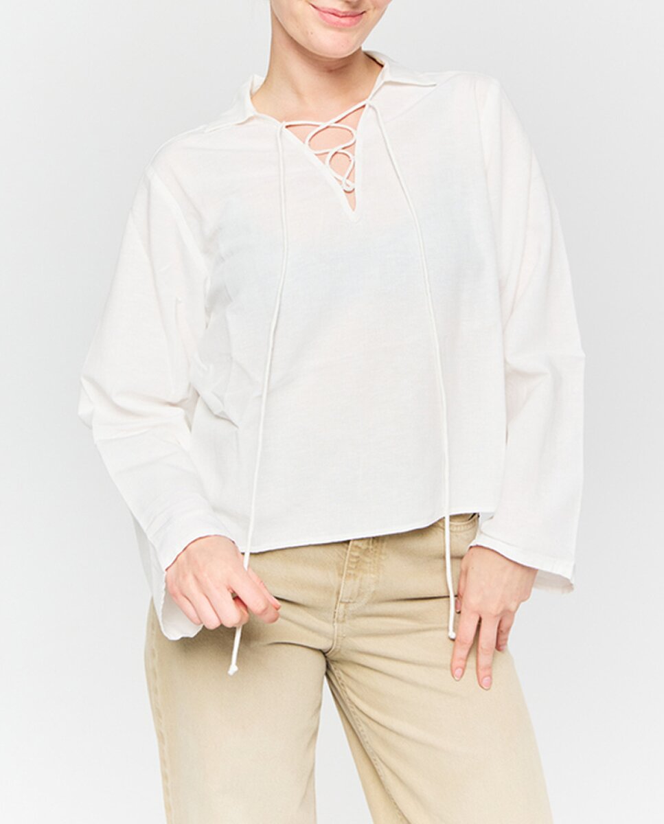Imagen 0 de Blusa mangas largas de mujer