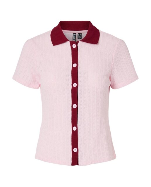 Imagen 0 de Polo con abertura delantera de botones de mujer.