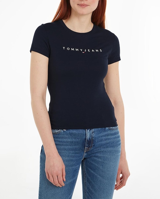 Imagen 0 de Camiseta de mujer de manga corta y fit slim