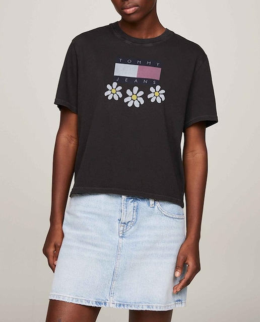 Imagen 0 de Camiseta de mujer de manga corta y cuello redondo