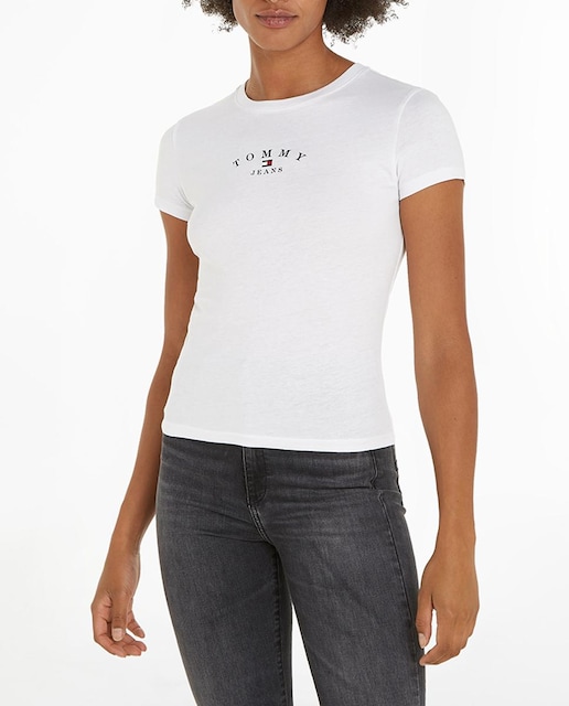 Imagen 0 de Camiseta de mujer de fit slim y manga corta