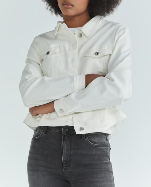 Imagen 0 de Chaqueta vaquera de mujer con cuello camisero