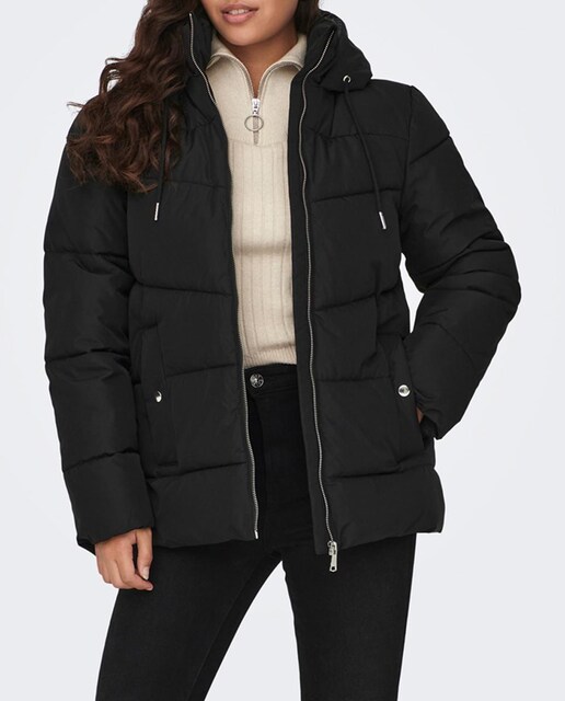 Imagen 0 de Plumífero de mujer con cuello subido y capucha