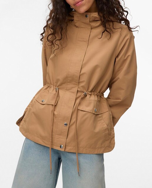 Imagen 0 de Parka corta de mujer con capucha