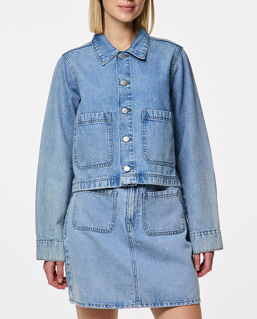 Imagen 0 de Cazadora vaquera de mujer