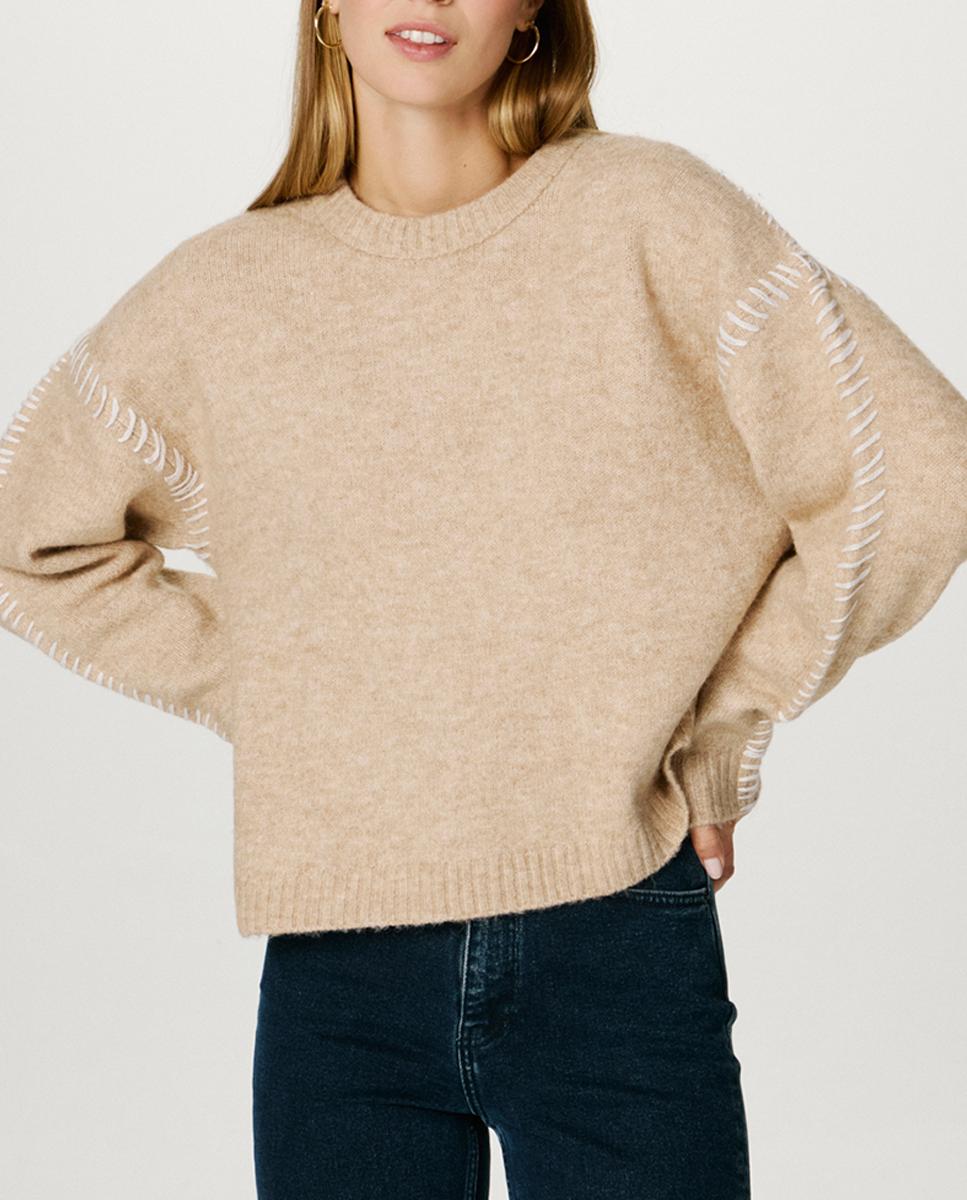 Imagen 0 de Jersey de mujer pespuntes