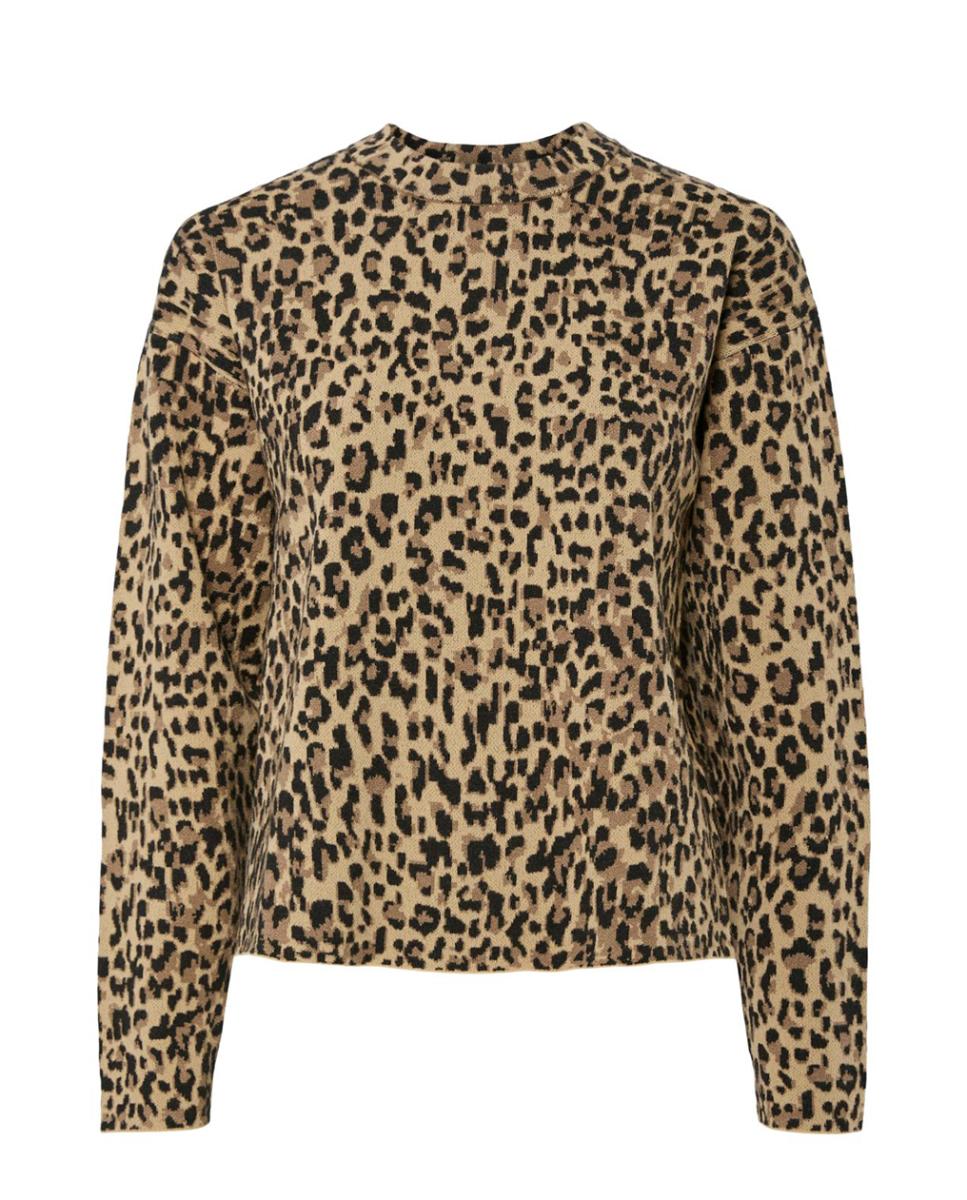 Imagen 0 de Jersey de mujer con estampado de leopardo