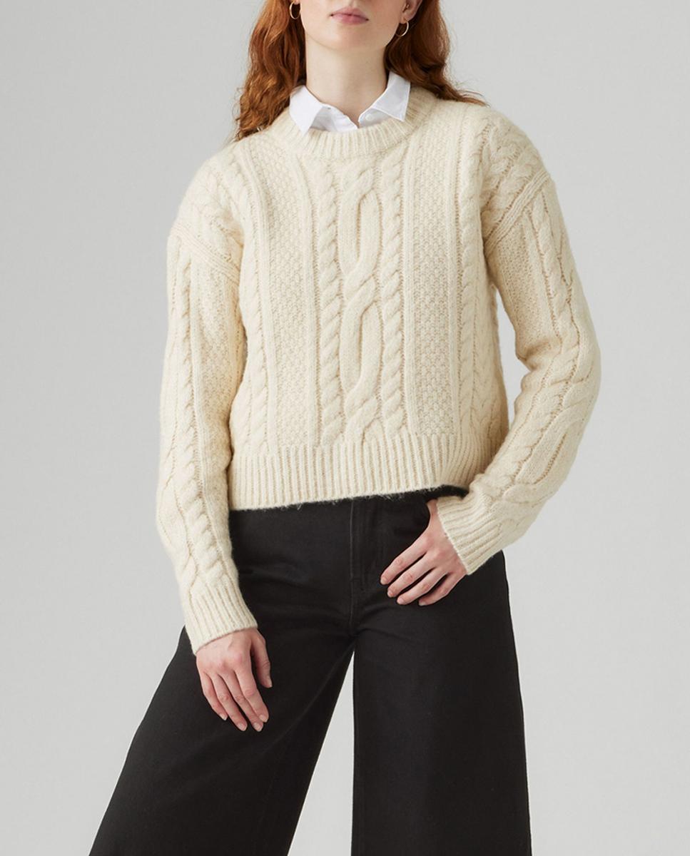 Imagen 0 de Jersey de mujer de ochos y cuello redondo
