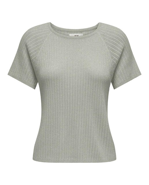 Imagen 0 de Camiseta de mujer de punto y manga corta