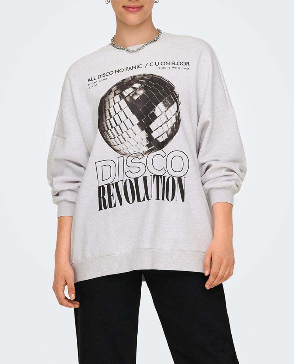 Imagen 0 de Sudadera de mujer con dibujo frontal