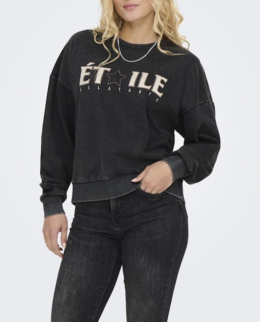 Imagen 0 de Sudadera de mujer con estampado frontal