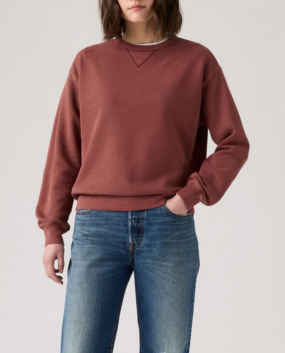 Imagen 0 de Sudadera de mujer con cuello redondo