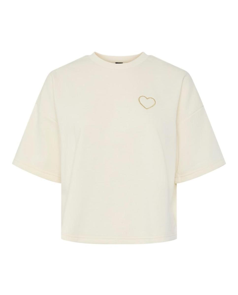 Imagen 0 de Sudadera de manga corta oversize de mujer.