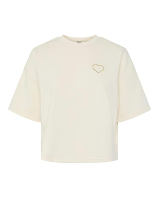 Imagen 0 de Sudadera de manga corta oversize de mujer.