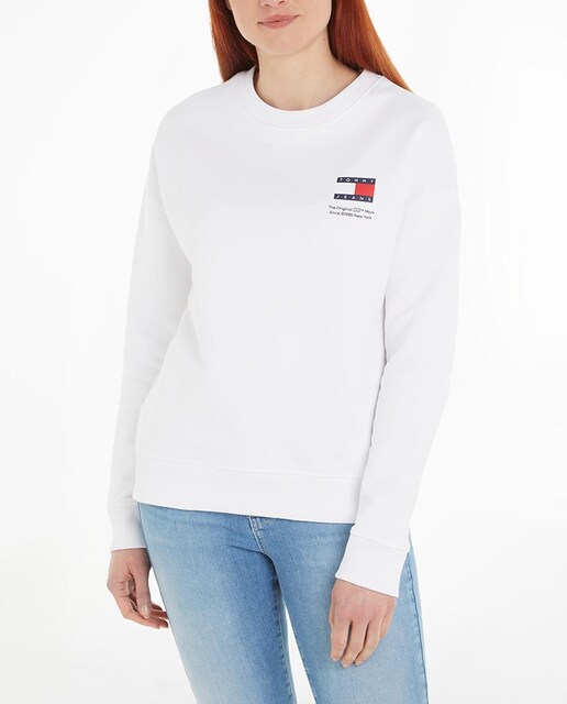 Imagen 0 de Sudadera de mujer de cuello redondo y fit boxy