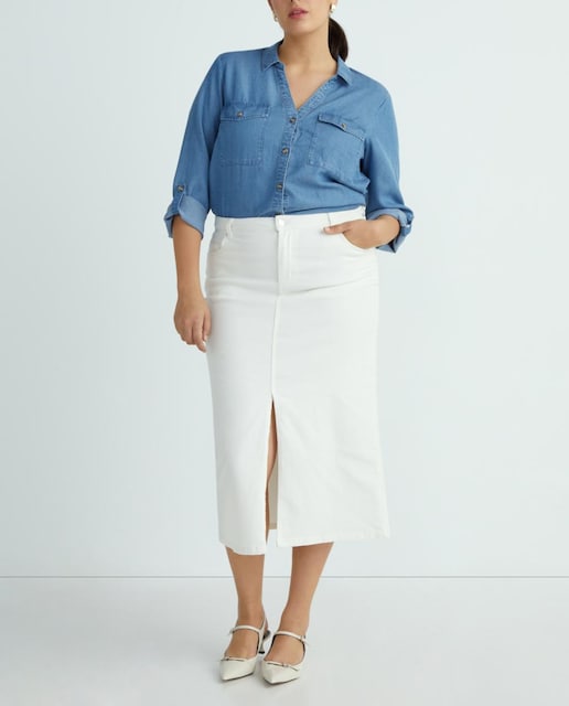 Imagen 0 de Falda vaquera entubada