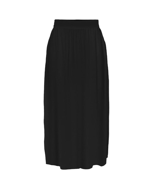 Imagen 0 de Falda de talle alto con elástico en la cintura