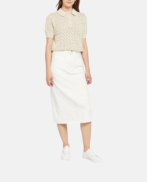 Imagen 0 de Falda vaquera midi slim