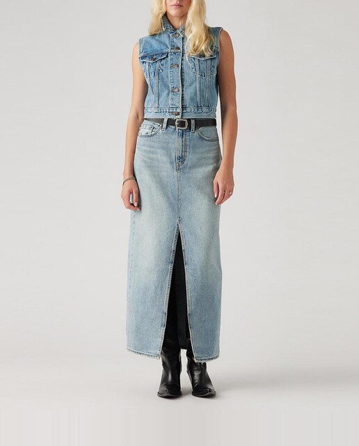 Imagen 0 de Falda vaquera larga Ankle Column™