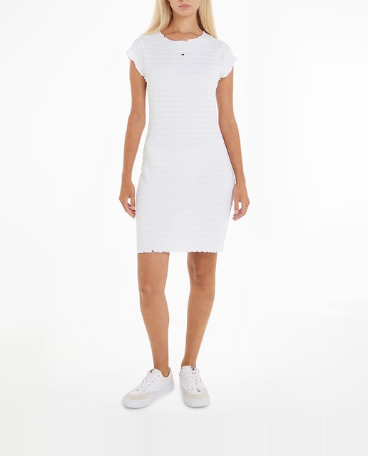 Imagen 0 de Vestido  de corte mini y manga corta