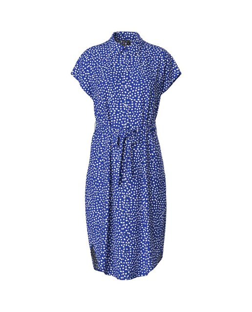 Imagen 0 de Vestido camisero de manga corta con cinturón de lazo