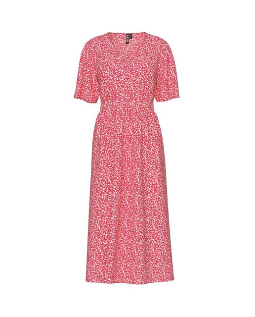Imagen 0 de Vestido midi estampado y manga 2/4 de mujer
