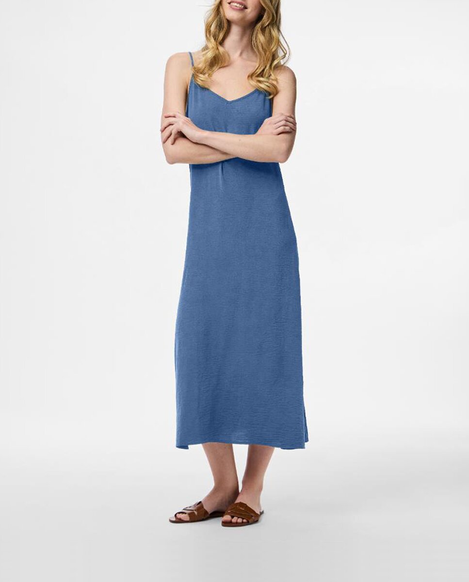 Imagen 0 de Vestido de triantes largo de mujer.
