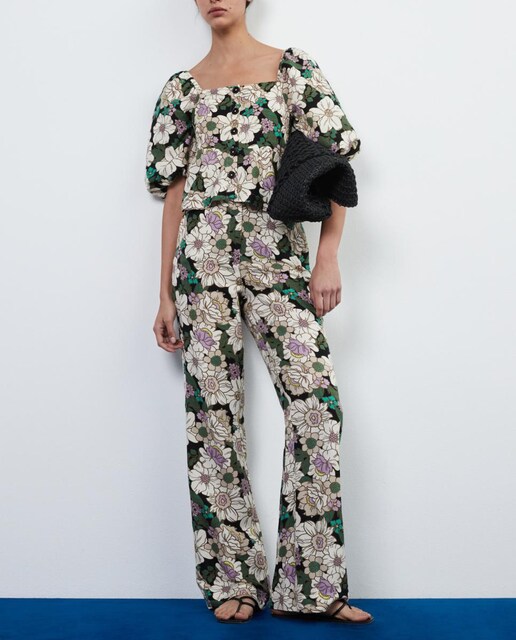 Imagen 0 de Pantalón de mujer recto estampado