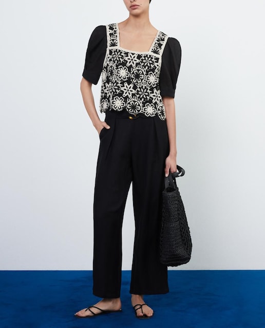 Imagen 0 de Pantalón de mujer culotte ancho