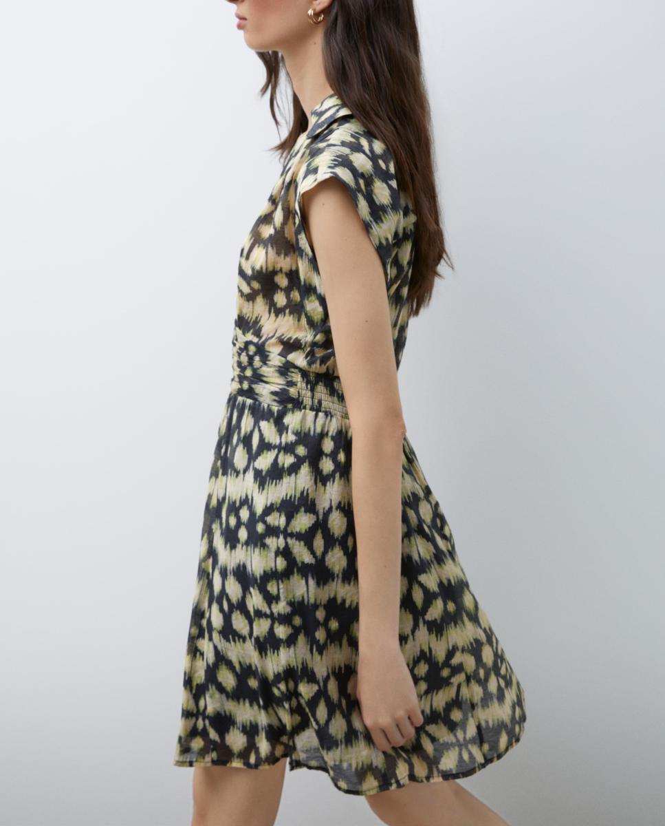 Imagen 0 de Vestido de manga corta estampado